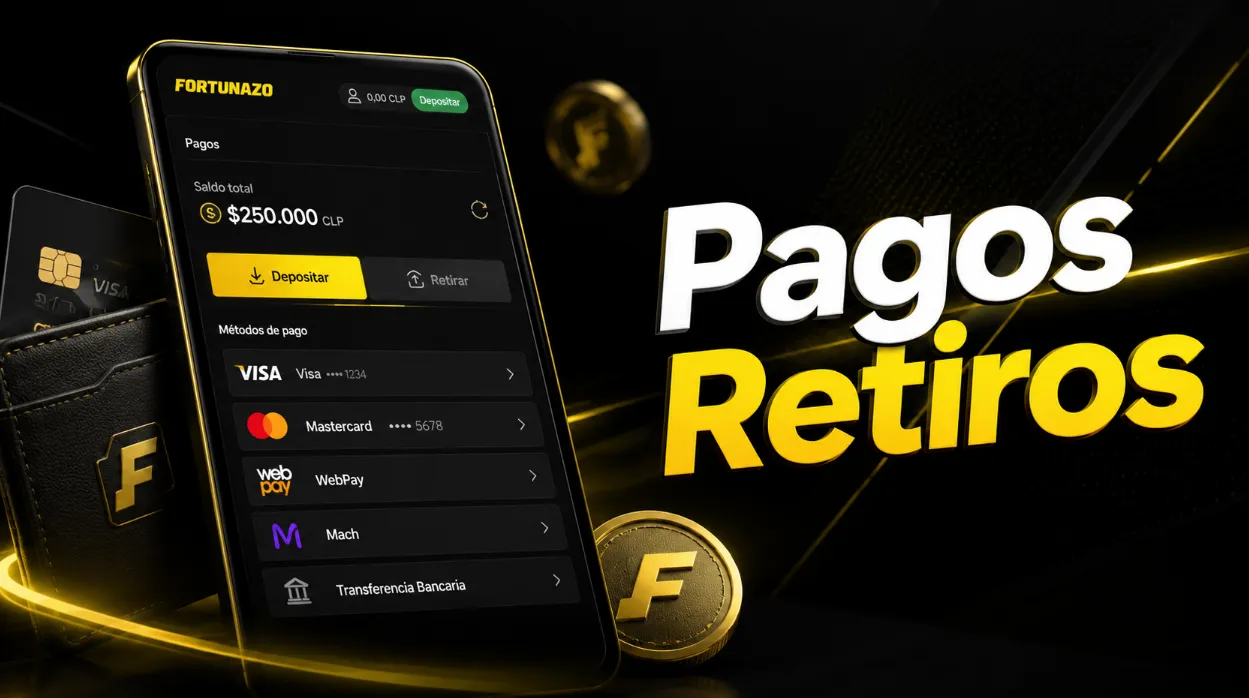 Pagos y retiros en Fortunazo