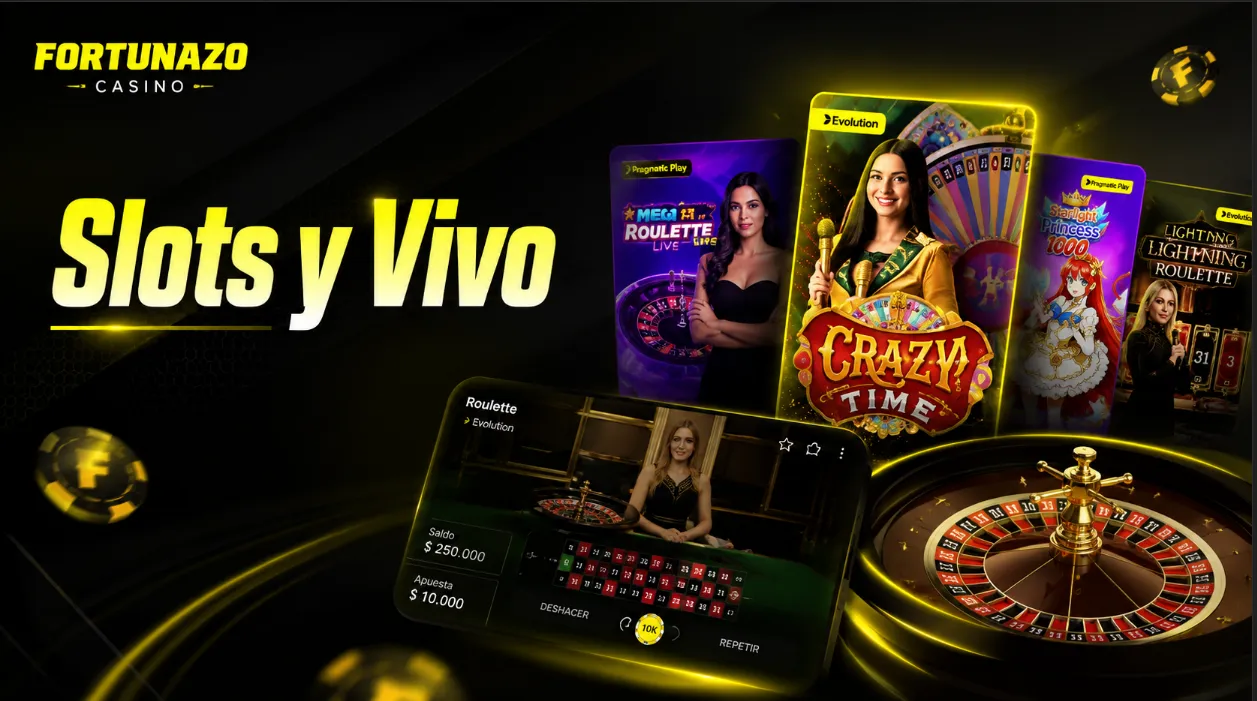 Juegos de Fortunazo Casino con slots y casino en vivo